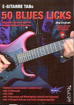 E-Gitarre TABs - 50 Blues Licks