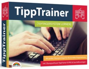 neues Buch – Markt+Technik Verlag GmbH – 10 Finger Tippen für zu Hause am PC lernen - blind jedes Wort finden - Maschinenschreiben inkl. Tipp Trainer Software für den PC