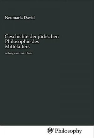 Geschichte der jüdischen Philosophie des Mittelalters