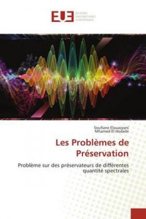 neues Buch – Soufiane Elouazzani – Les Problèmes de Préservation