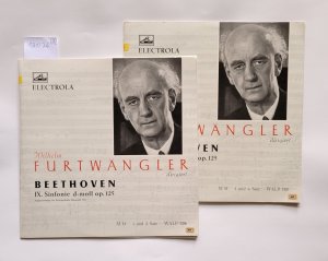 antiquarisches Buch – Beethoven, Ludwig van – Beethoven : IX. Sinfonie d-moll op. 125 : Wilhelm Furtwängler :Festspielhaus Bayreuth 1951 : 2 LPs in Fold-out Sleeve : Electrola WALP 1286 1287 : EX / EX