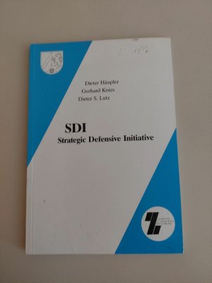 SDI Strategic Defensive Initiative Dieter Häupler Häupler guter Zustand K76