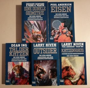 5x Larry Niven - Abenteuer aus dem Ringeweltuniversum - Bastei SF TB K208-3