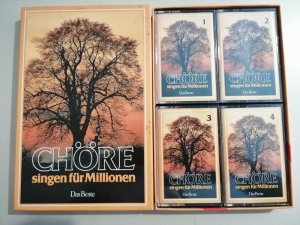 gebrauchtes Buch – mix – Chöre singen für Millionen - Box-Set - 4 Musikkassetten - Das Beste | K420-10