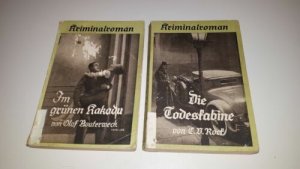 2 alte Krimis Weichert Verlag Vk siehe Foto R01