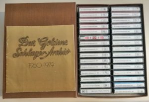 Das goldene Schlager-Archiv 1950-1979 - 30 Kassetten in orig. Box - MC K425-2