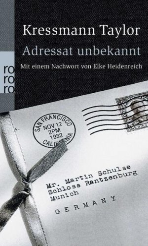 gebrauchtes Buch – Taylor, Kressmann und Dorothee Böhm – Adressat unbekannt