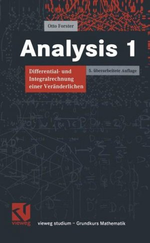 gebrauchtes Buch – Otto Forster – 1. Differential- und Integralrechnung einer Veränderlichen Differential- und Integralrechnung einer Veränderlichen