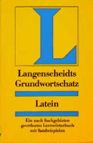 Langenscheidts Grundwortschatz Latein Latein