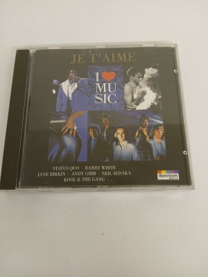 gebrauchter Tonträger – JE T´Aime I Love Music CD mit Status Quo, Barry White, Andy Gibb..