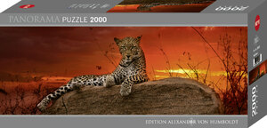 ISBN 4001689296087: HEYE 29608 Red Dawn - Samburu National Reserve, Kenya - Panorama Puzzle 2000 - Edition Alexander von Humboldt