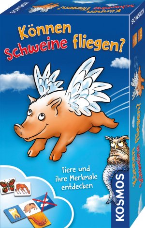 ISBN 4002051699130: Können Schweine fliegen? - Mitbringspiel  2007 Kosmos Verlag -   für 2 - 4  Spieler - ab 5 Jahren - Spieldauer ca. 15 Minuten