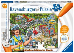 ISBN 4005556005543: Ravensburger 00554 - tiptoi®, Puzzeln, Entdecken, Erleben: Im Einsatz, 100 Teile