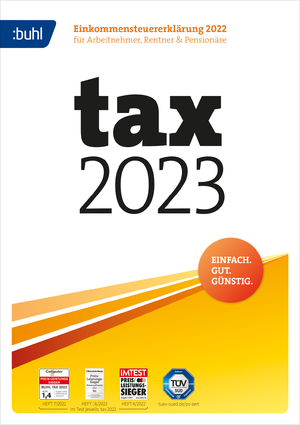 ISBN 4011282004743: Tax 2023 DVD Box (für Steuerjahr 2022): Einkommensteuererklärung 2022 für Arbeitnehmer, Rentner und Pensionäre