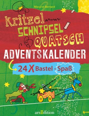 ISBN 4014489105473: Kritzelschnipselquatsch-Adventskalender - 24 x Bastel-Spaß