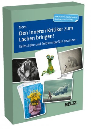 ISBN 4019172100803: Den inneren Kritiker zum Lachen bringen! - Selbstliebe und Selbstmitgefühl gewinnen. 80 Übungen aus dem Improvisationstheater für Psychotherapie, Beratung und Coaching. Mit 12-seitigem Booklet. Kartenformat 9,8 x 14,3 cm in stabiler Box