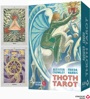 ISBN 4250375102526: Aleister Crowley Thoth Tarot (Deluxe Ausgabe, Deutsch, DE) - Tarotkarten im Format 95 x 140 mm