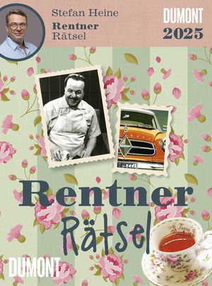 neues Buch – Stefan Heine – DUMONT - Stefan Heine Rentnerrätsel 2025 Tagesabreißkalender, 11,8x15,9cm, Rate-Rätsel vom Rätselpapst Stefan Heine, mit Aufsteller und perforierten Seiten, deutsches Kalendarium