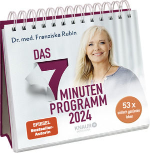 ISBN 4251693902515: Das 7-Minuten-Programm 2024: 53 x einfach gesünder leben | Der Wochenkalender 2024 mit Fotos, Rezepten, Übungen und Anregungen von Bestsellerautorin Dr. Franziska Rubin für jede Woche