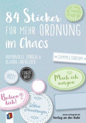 ISBN 4260217050274: 84 Sticker für mehr Ordnung im Chaos 'Live-love-teach'