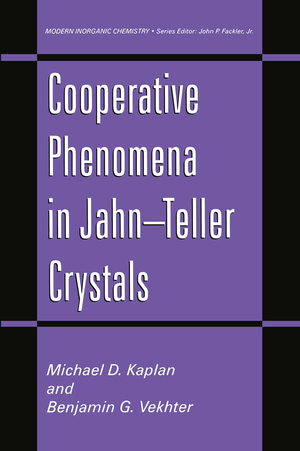 ISBN 9780306449284: Cooperative Phenomena in Jahn¿Teller Crystals