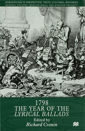 ISBN 9780333714089: 1798: The Year of the Lyrical Ballads