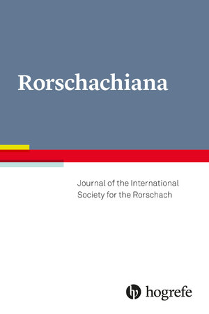 ISBN 9780889374959: Rorschachiana - Journal of the International Society for the Rorschach