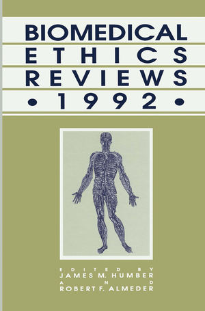 ISBN 9780896032408: Biomedical Ethics Reviews · 1992