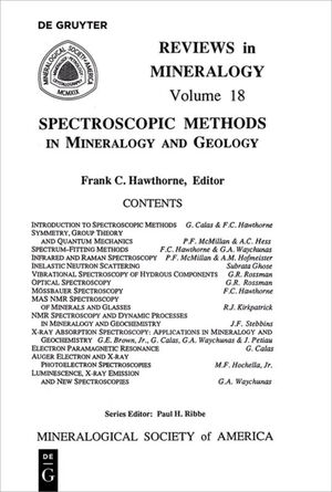 ISBN 9780939950225: Spectroscopic Methods in Mineralogy and Geology