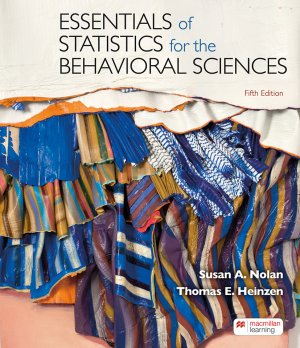 neues Buch – Susan Nolan Thomas Heinzen – Essentials of Statistics for the Behavioral Sciences