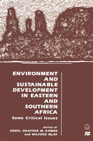 ISBN 9781349266456: Environment and Sustainable Development in Eastern and Southern Africa – Some Critical Issues