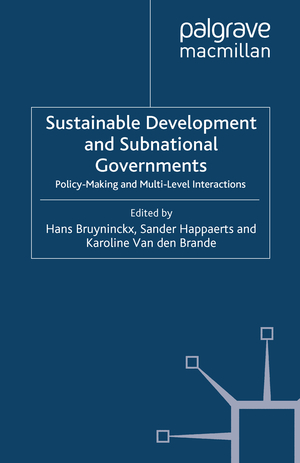 ISBN 9781349347865: Sustainable Development and Subnational Governments