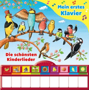 gebrauchtes Buch – Phoenix International Publications  – Singst du mit? Die schönsten Kinderlieder - Mein erstes Klavier - Kinderbuch mit Klaviertastatur, 9 Kinderlieder, Vor- und Nachspielfunktion, Pappbilderbuch ab 3 Jahren