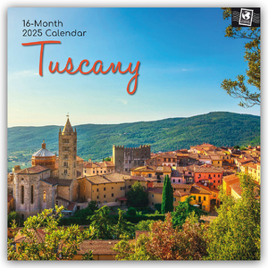 ISBN 9781835362389: Tuscany - Toskana 2025 - 16-Monatskalender