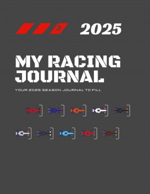 ISBN 9782322557578: My Racing Journal 2025: Your 2025 season journal to fill