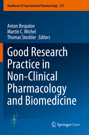 ISBN 9783030336585: Good Research Practice in Non-Clinical Pharmacology and Biomedicine