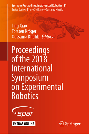 ISBN 9783030339494: Proceedings of the 2018 International Symposium on Experimental Robotics