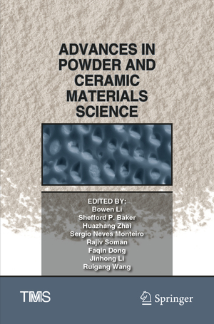 ISBN 9783030365547: Advances in Powder and Ceramic Materials Science