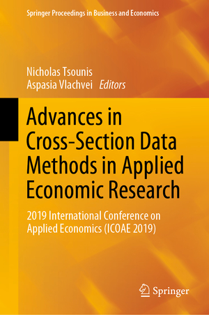 ISBN 9783030382520: Advances in Cross-Section Data Methods in Applied Economic Research – 2019 International Conference on Applied Economics (ICOAE 2019)