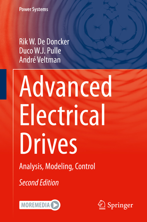 neues Buch – Rik W. De Doncker Duco W – Advanced Electrical Drives