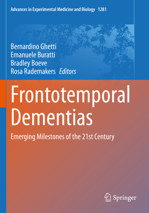 ISBN 9783030511425: Frontotemporal Dementias