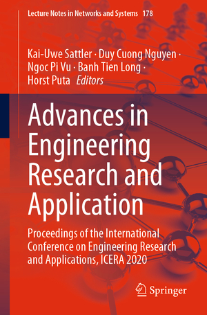 ISBN 9783030647186: Advances in Engineering Research and Application - Proceedings of the International Conference on Engineering Research and Applications, ICERA 2020