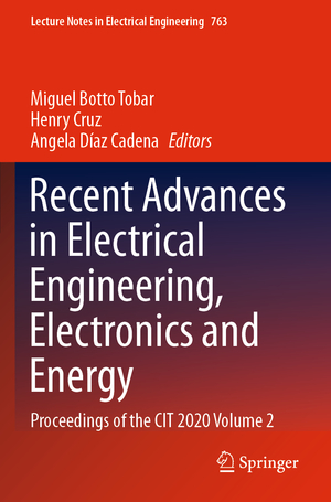 ISBN 9783030722142: Recent Advances in Electrical Engineering, Electronics and Energy – Proceedings of the CIT 2020 Volume 2