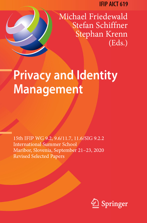 ISBN 9783030724672: Privacy and Identity Management