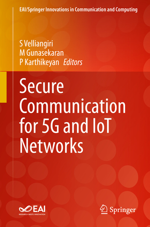 ISBN 9783030797652: Secure Communication for 5G and IoT Networks