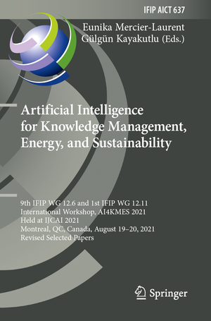 neues Buch – Gülgün Kayakutlu – Artificial Intelligence for Knowledge Management, Energy, and Sustainability