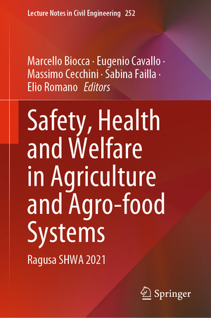 ISBN 9783030980917: Safety, Health and Welfare in Agriculture and Agro-food Systems – Ragusa SHWA 2021