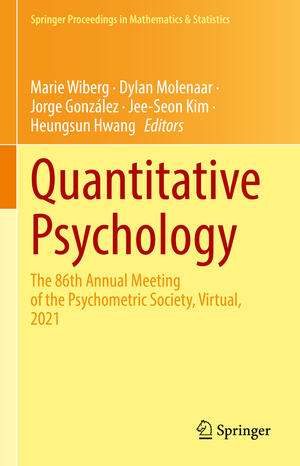 ISBN 9783031045714: Quantitative Psychology - The 86th Annual Meeting of the Psychometric Society, Virtual, 2021