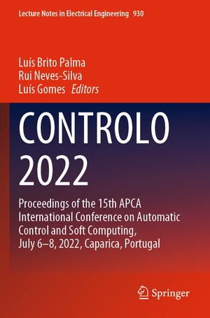 ISBN 9783031100499: CONTROLO 2022