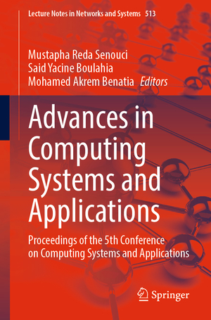 ISBN 9783031120961: Advances in Computing Systems and Applications – Proceedings of the 5th Conference on Computing Systems and Applications